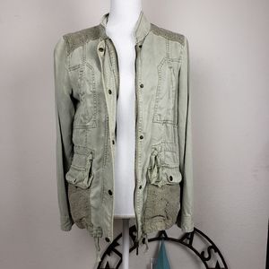 Max Jeans Olive Green Utility Jacket